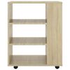 vidaXL Storage Cabinet Sonoma oak Engineered wood Medium