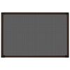 vidaXL Insect Screen Brown frame, Black mesh