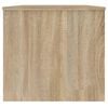 vidaXL Coffee Table Sonoma Oak Engineered Wood Medium Coffee Table