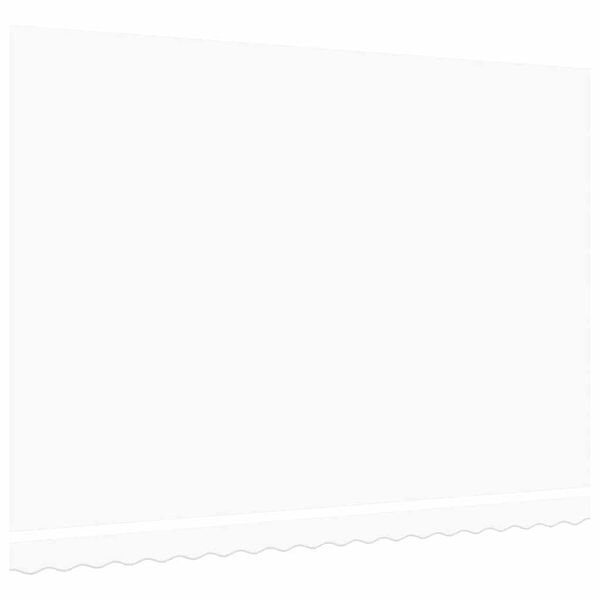 vidaXL Awning Replacement Fabric White 177.17" x 137.80" Canvas