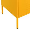 vidaXL Storage Cabinet Mustard yellow Steel Medium Levelers