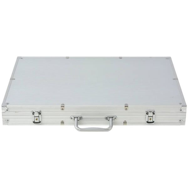 vidaXL Poker Set with 1000 Chips Aluminium