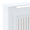 vidaXL MDF Radiator Cover White 80.7"
