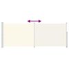 vidaXL Side Awning Cream and Grey