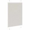 vidaXL Pleated Blind Light Grey Polyester 39.4 x 39.4 in