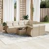 vidaXL Garden Sofa Set Beige