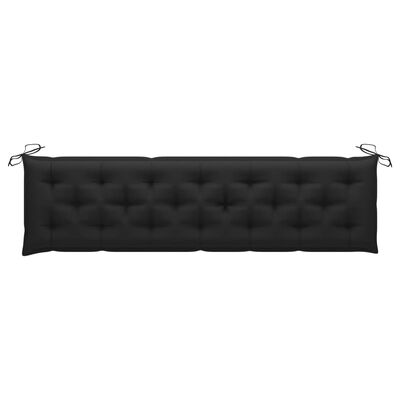 vidaXL Cushion for Swing Chair Black 78.7" Fabric