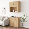 vidaXL Highboard Sonoma oak Engineered wood Large Highboard