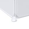 vidaXL Storage Cube Organizer White Polypropylene Large Modular