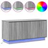 vidaXL TV Cabinet Grey Sonoma 39.37 x 14.96 x 19.29 in Engineered Wood