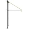 vidaXL Retractable Awning Cream, Anthracite