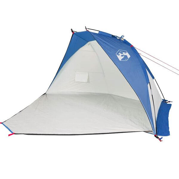 vidaXL Beach Tent Azure Blue 105.5x87.8x49.2" 185T Polyester