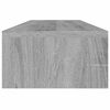 vidaXL Monitor Stand Gray Sonoma 39.4"x9.4"x5.1" Engineered Wood