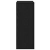 vidaXL Book Cabinet Black Engineered Wood Medium Book Cabinet