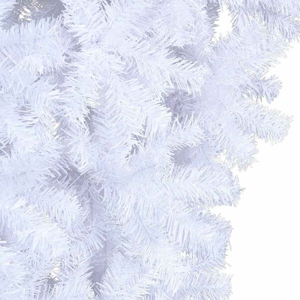 vidaXL Christmas Tree White PVC, steel 59.1 in Artificial Christmas Tree