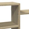 vidaXL Wall Shelf Sonoma Oak Engineered Wood Medium Floating Shelf