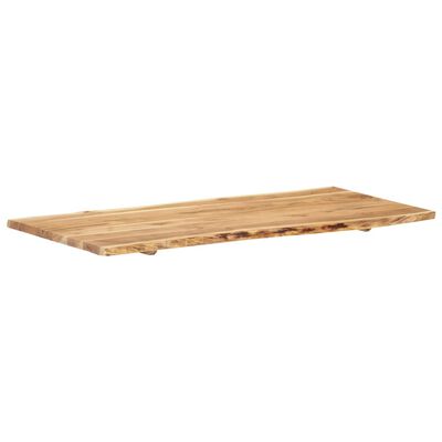 vidaXL Table Top Solid Acacia Wood 46.5"x(19.7"-23.6")x1"