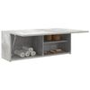 vidaXL Bathroom Wall Cabinet Concrete grey Engineered wood Medium