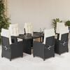 vidaXL Garden Dining Set Mix Beige, Light Grey