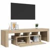 vidaXL TV Cabinet Sonoma oak Engineered wood Medium TV Cabinet