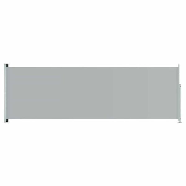 vidaXL Side Awning Grey Polyester with PU coating 78.7 in x 236.2 in