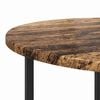 vidaXL Side Table Set 2 pcs Old Wood and Black