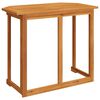 vidaXL Balcony Table Brown Solid Acacia Wood Medium Foldable