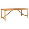 vidaXL Garden Dining Set 9 pcs Brown solid acacia wood