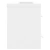 vidaXL Sink Cabinet With Basin White Engineered wood, Ceramic Medium