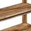vidaXL Console Table 39.4"x13.8"x29.5" Solid Wood Mango