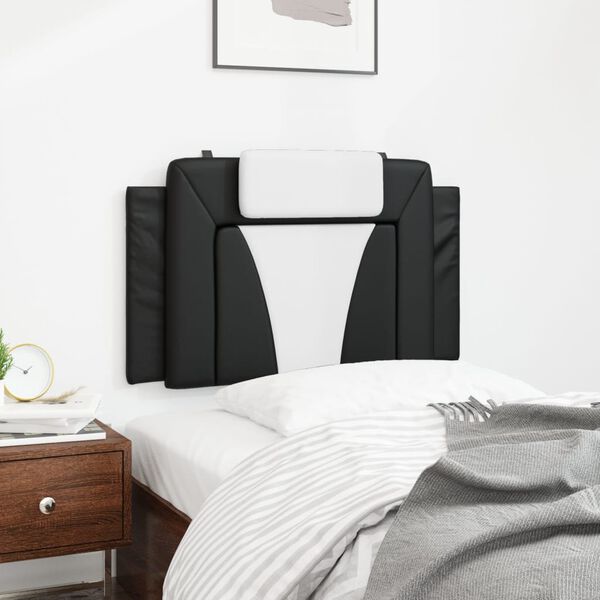 vidaXL Headboard Cushion Black and White