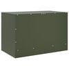 vidaXL TV Cabinet Olive Green Cold-Rolled Steel Medium TV Cabinet