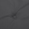 vidaXL Garden Bench Cushion Melange Anthracite Fabric (100% polyester)