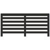 vidaXL Radiator Cover Black 68.9x7.9x32.3" Engineered Wood