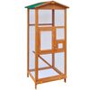 vidaXL Bird Cage Wood 25.6"x24.8"x65"