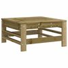 vidaXL Garden Footstool Natural Wood Treated pine wood Compact Modular