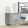 vidaXL Bedside Cabinet 2 pcs Concrete Grey 17.32 x 13.58 x 17.72 in
