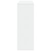 vidaXL Room Divider White Engineered wood Standard Bookshelf