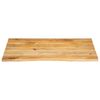 vidaXL Table Top Natural wood tones Solid mango wood 35.4x31.5 in