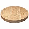 vidaXL Table Top Solid oak wood 39.4 x 19.7 in Durable Table Top Oval