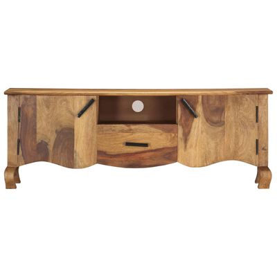 vidaXL TV Stand 45.3"x11.8"x16.5" Solid Wood Sheesham