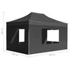 vidaXL Party Tent Anthracite Aluminum alloy, Oxford fabric with PVC coating