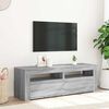 vidaXL TV Cabinet Gray sonoma Engineered wood Standard Modern