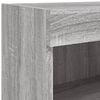 vidaXL TV Wall Cabinet Grey Sonoma Engineered Wood Medium