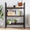 vidaXL Wall Shelf Dark brown Solid oak wood 31.5 in x 19.7 in