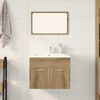 vidaXL 2 Piece Bathroom Furniture Set Artisan Oak Engineered Wood