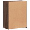 vidaXL File Cabinet Brown Oak Engineered Wood Medium File Cabinet