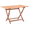 vidaXL Garden Table Natural wood Solid eucalyptus wood 47.2x27.6x29.5 in