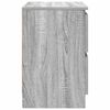 vidaXL TV Cabinet Grey Sonoma Engineered Wood 15.7 x 13.8 x 21.3 in