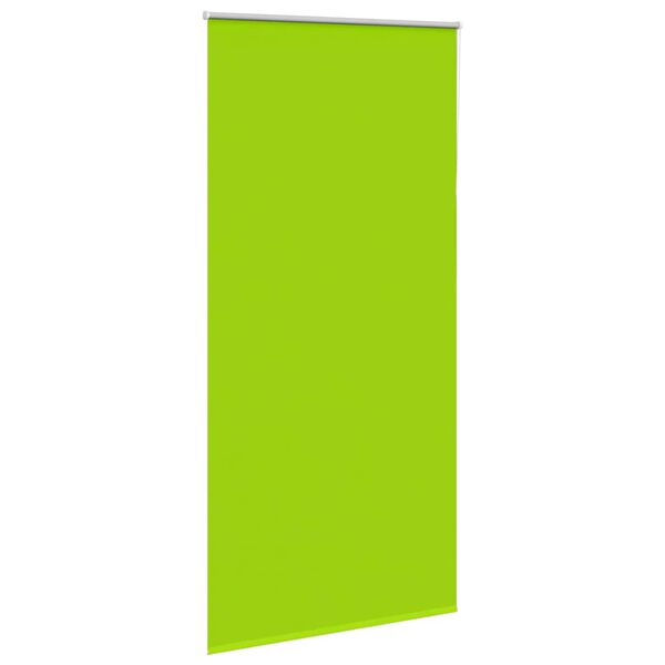 vidaXL Roller Blind Leaves Green 100% Polyester 43.3 x 82.7 in